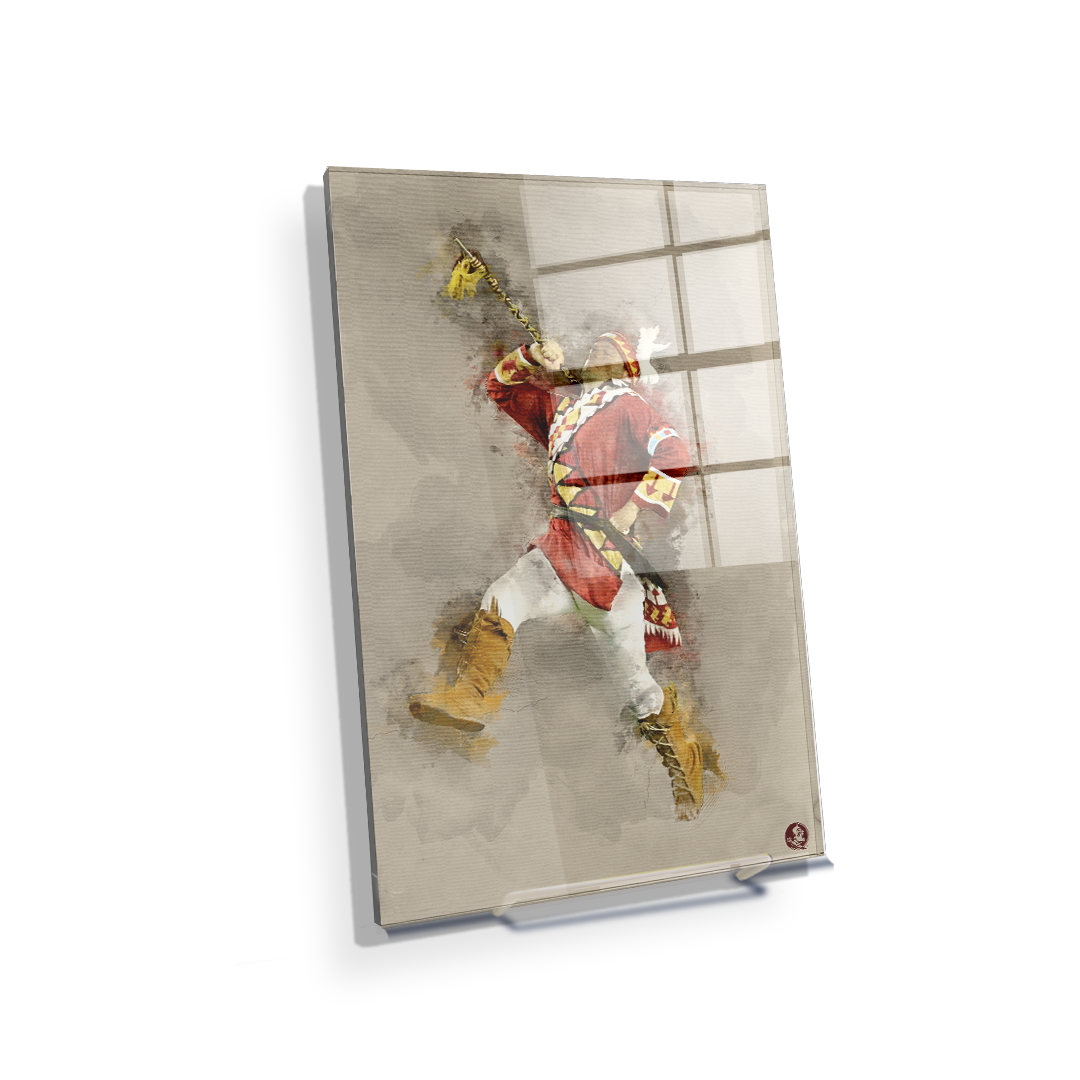 Florida State Seminoles - Seminole Watercolor - College Wall Art #Canvas