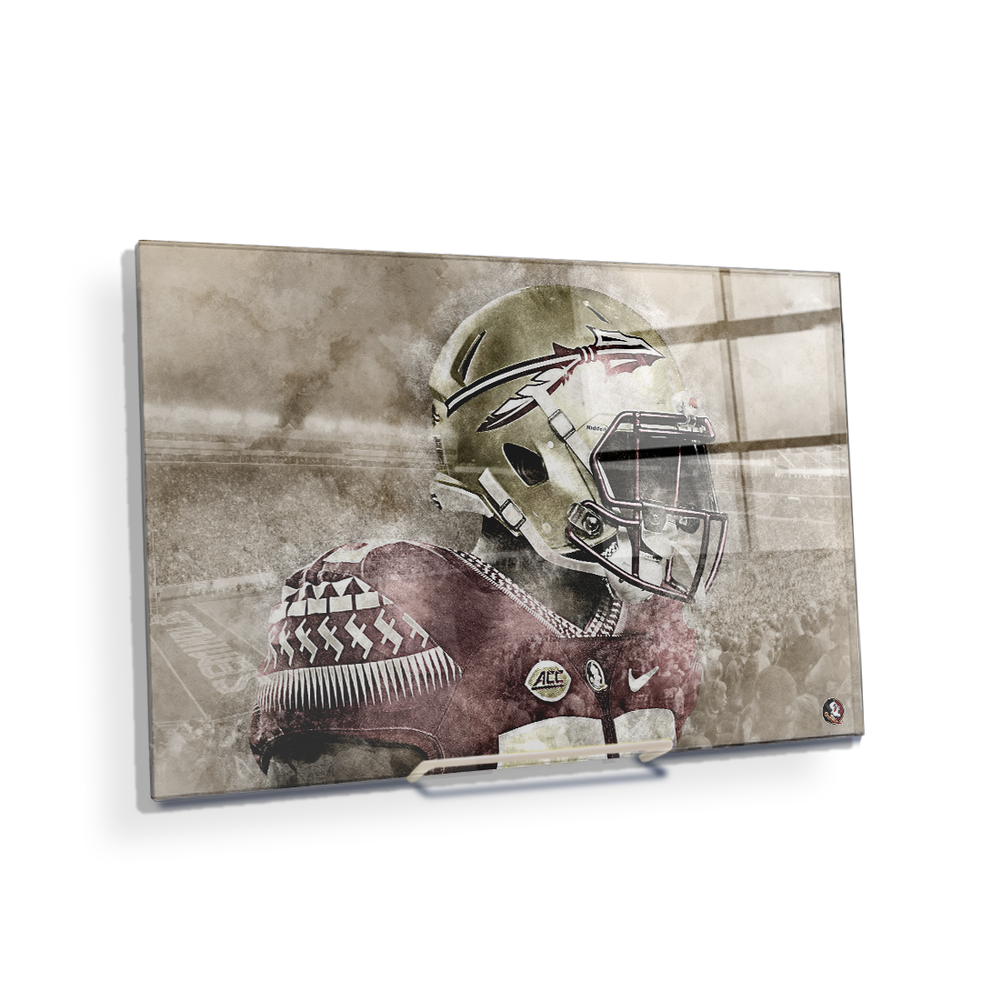 Florida State Seminoles -Vintage Nole - College Wall Art #Canvas