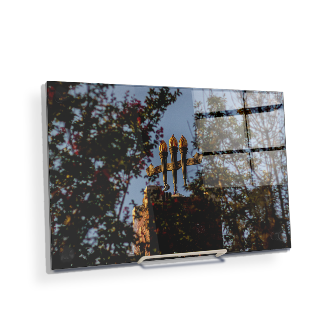 Florida State Seminoles - Framed Torches Close-up - College Wall Art #Canvas