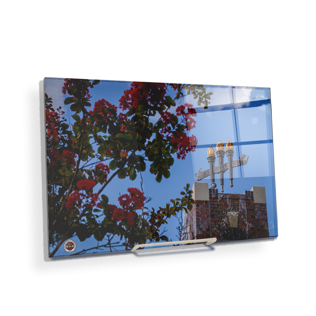 Florida State Seminoles - Red Bloom Torches - College Wall Art #Canvas