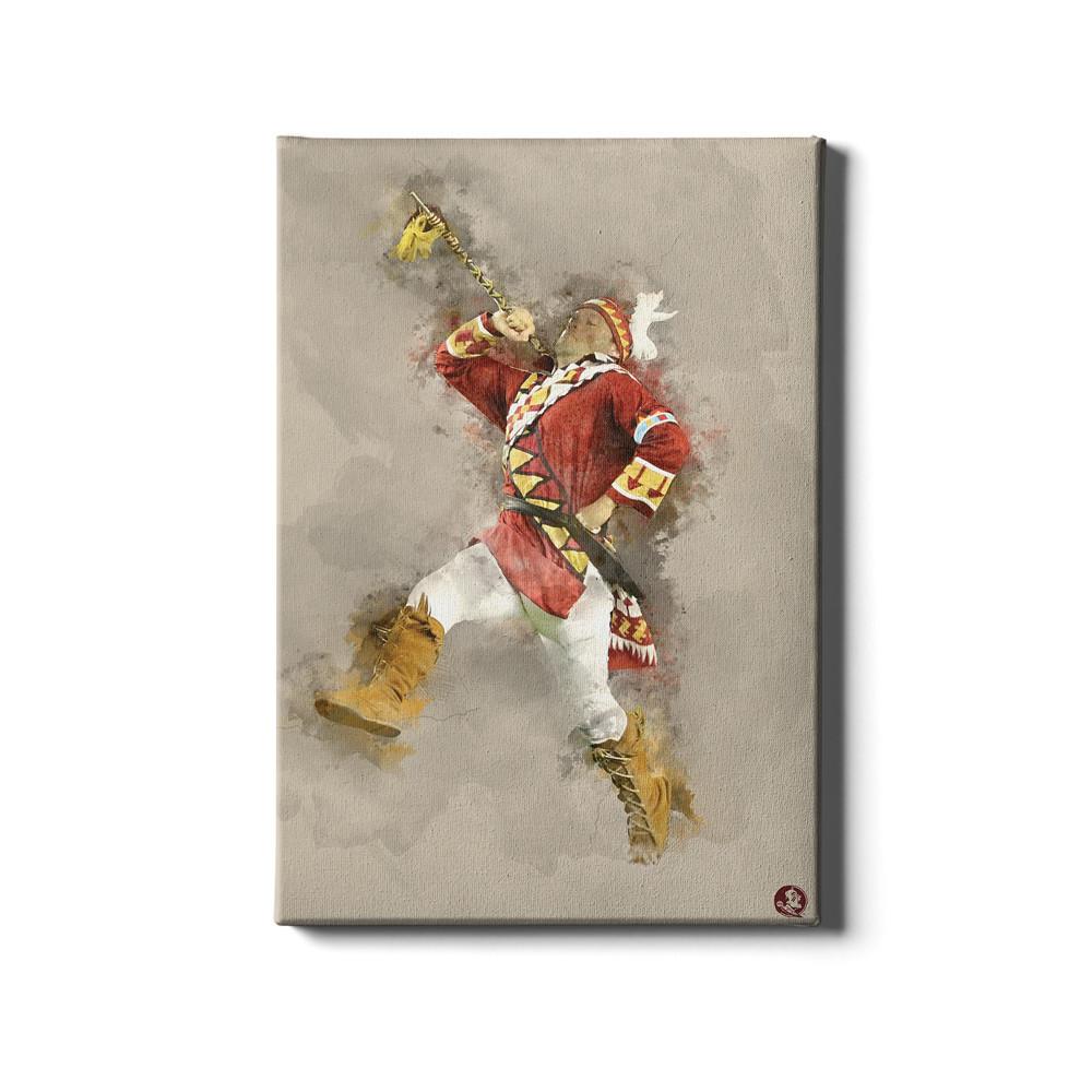 Florida State Seminoles - Seminole Watercolor - College Wall Art #Canvas