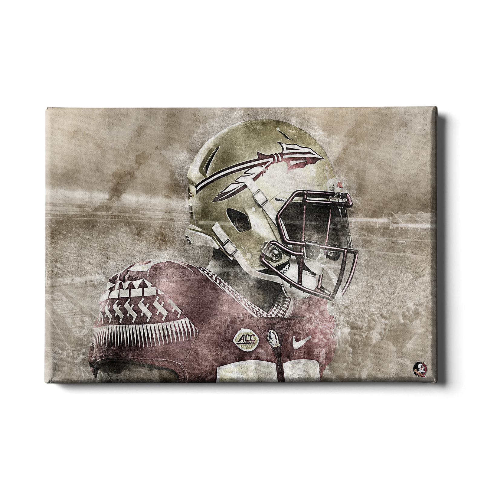 Florida State Seminoles -Vintage Nole - College Wall Art #Canvas
