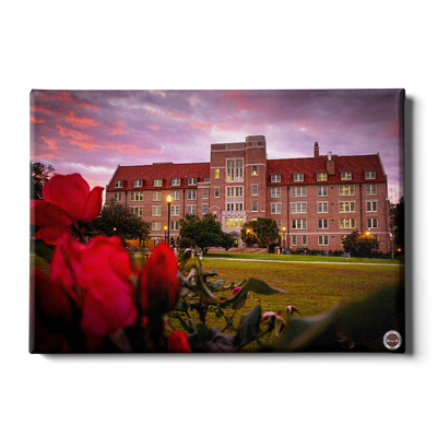 Florida State Seminoles - Red Sunrise Over Landis - College Wall Art #Canvas