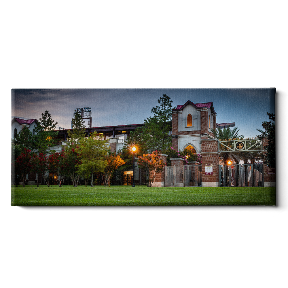 Florida State Seminoles - Dick Howser at Dusk Pano - College Wall Art #Canvas