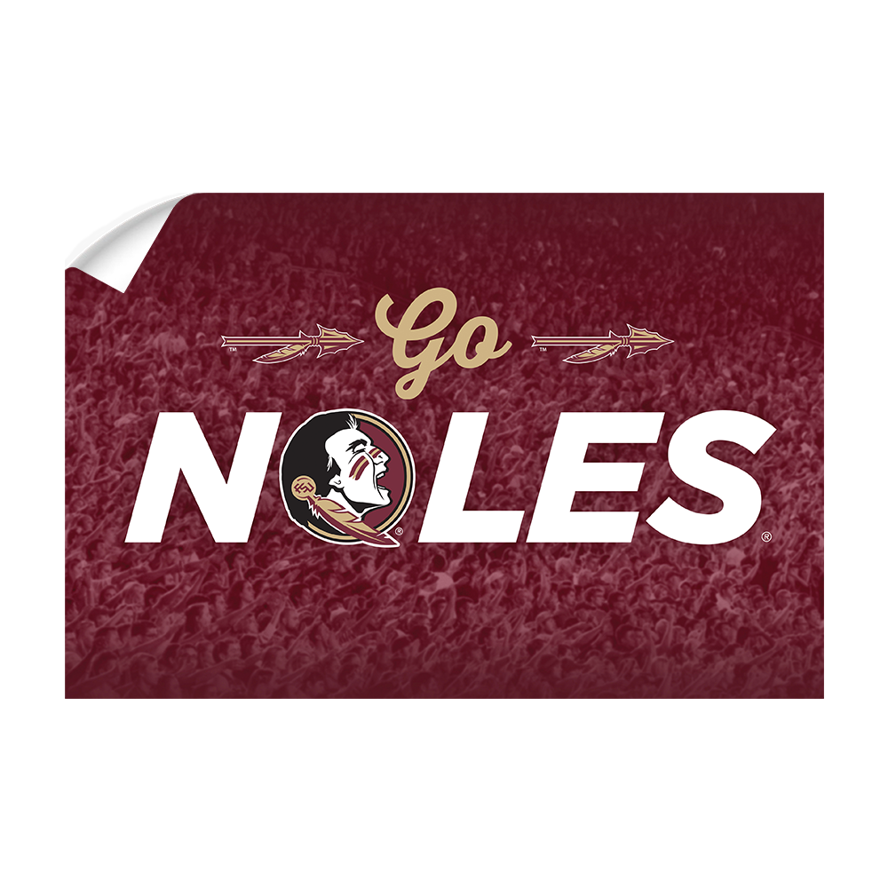 Florida State Seminoles - Go Noles - College Wall Art #Canvas