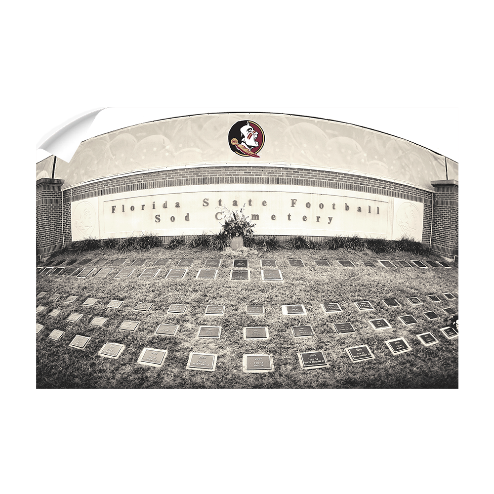 Florida State Seminoles - Sod Cemetery - College Wall Art #Canvas