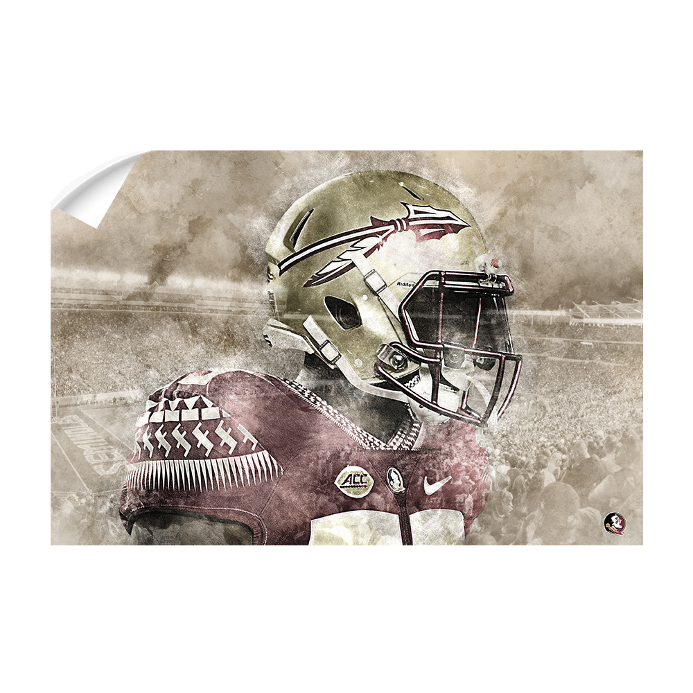 Florida State Seminoles -Vintage Nole - College Wall Art #Canvas