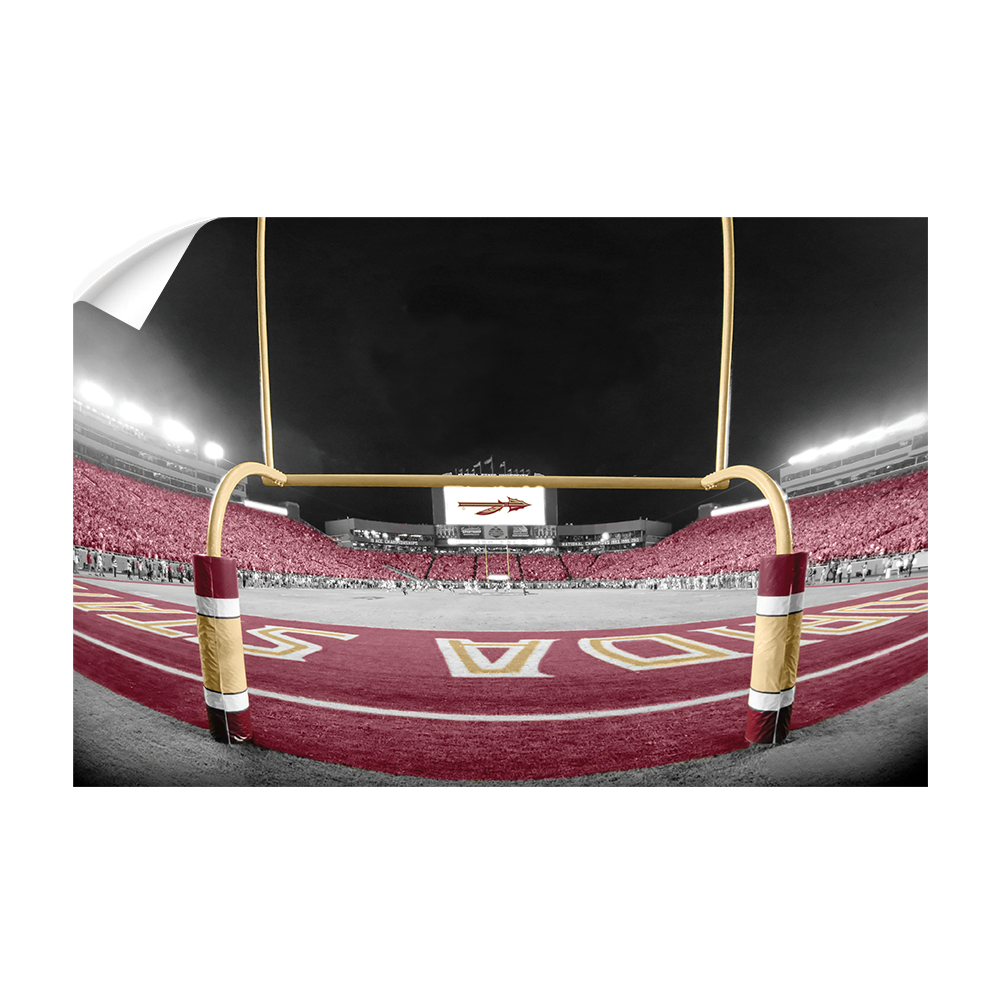Florida State Seminoles - Seminole End Zone - College Wall Art #Canvas