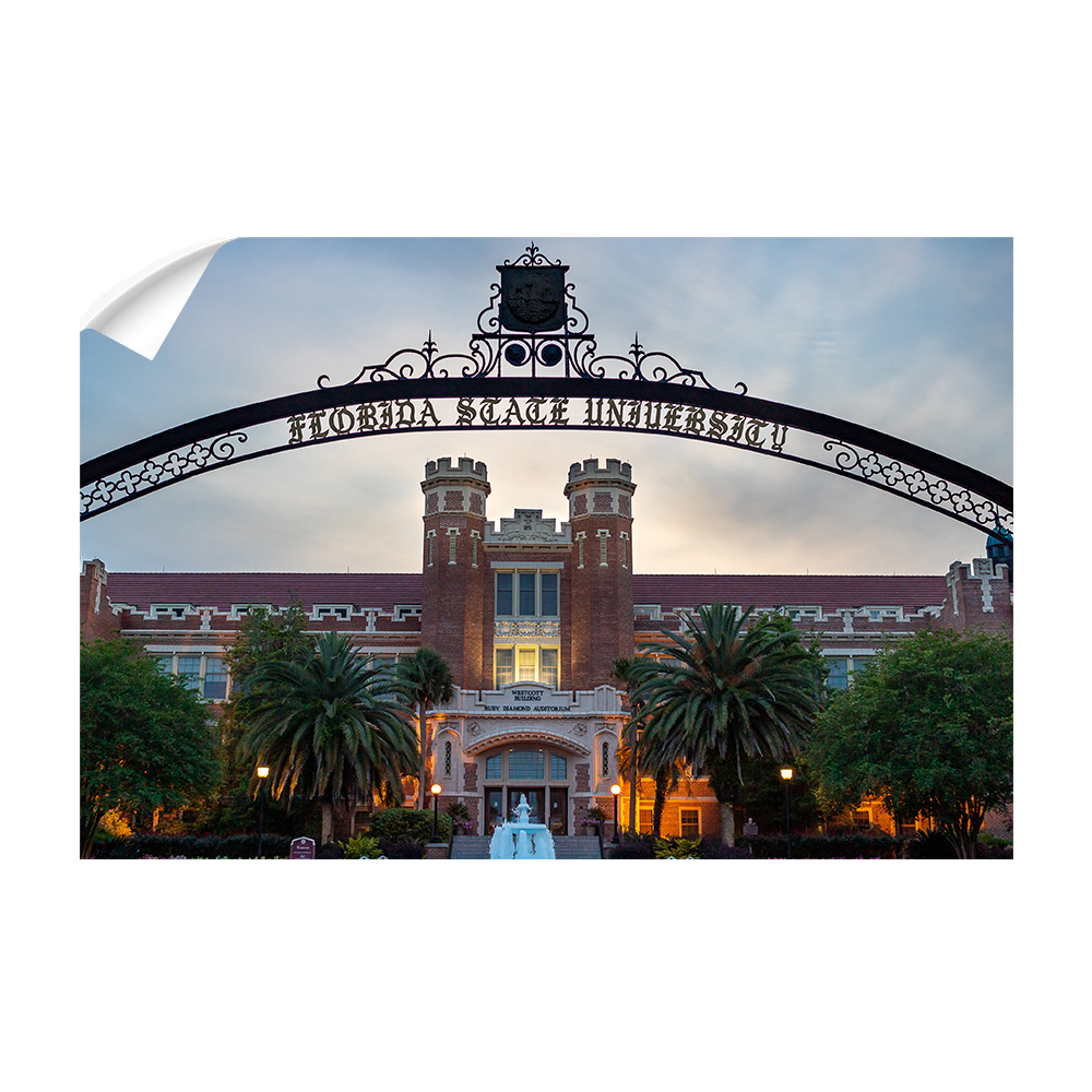 Florida State Seminoles - Westcott Blue Hour - College Wall Art #Canvas