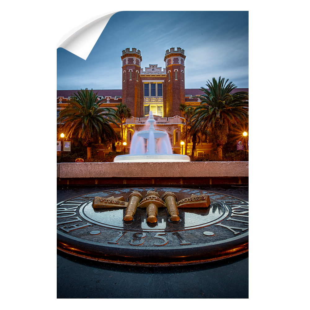 Florida State Seminoles - Westcott at Dusk - College Wall Art #Canvas