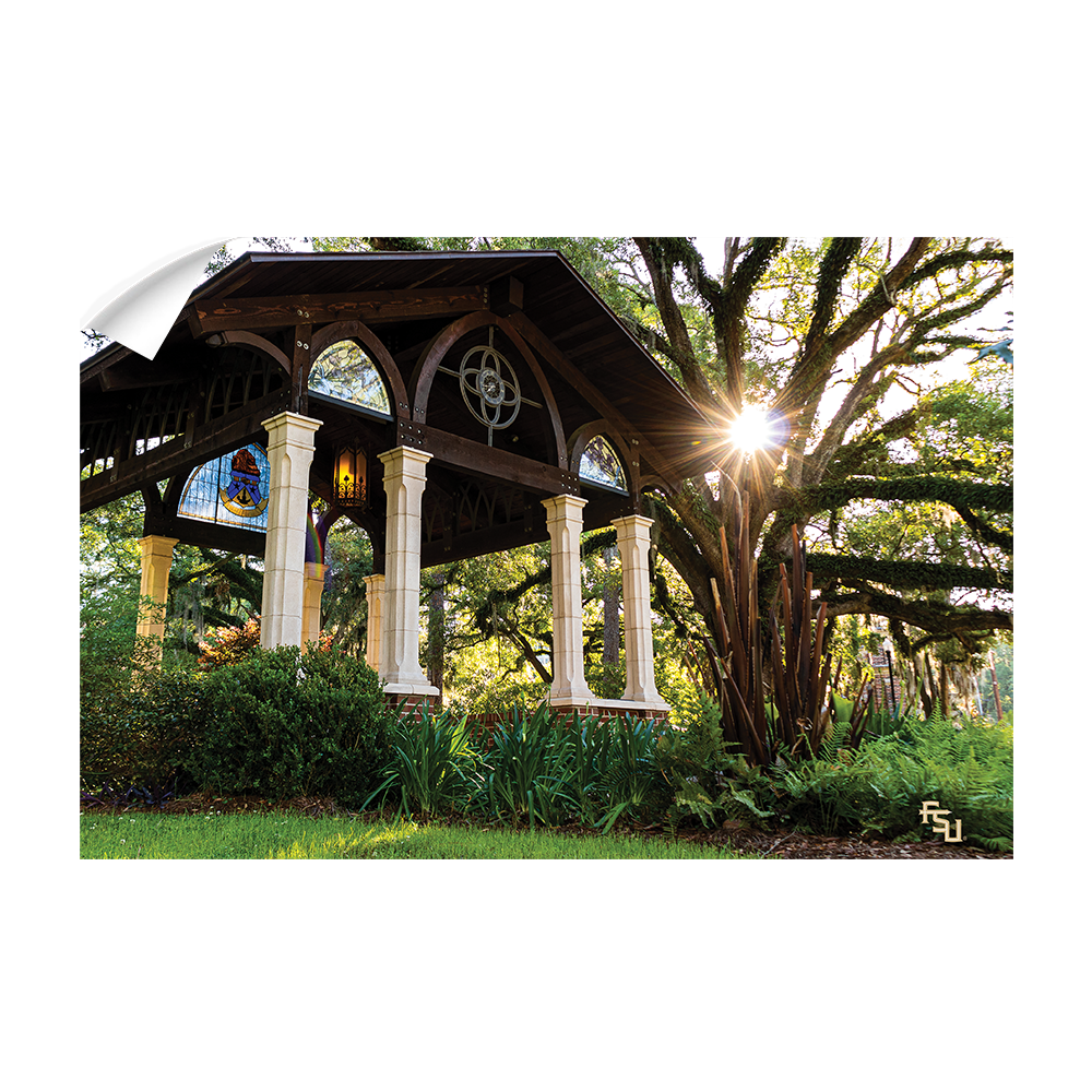 Florida State Seminoles - Gazebo at Greek Park - College Wall Art #Canvas