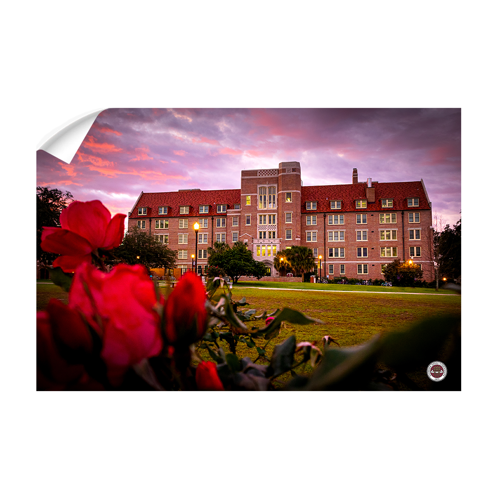 Florida State Seminoles - Red Sunrise Over Landis - College Wall Art #Canvas