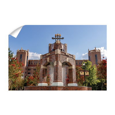 Florida State Seminoles - Fountains and Football - College Wall Art #Wall Decal