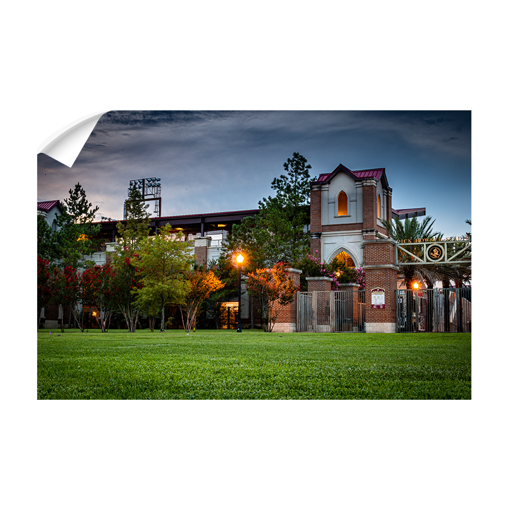 Florida State Seminoles - Dick Howser at Dusk - College Wall Art #Canvas