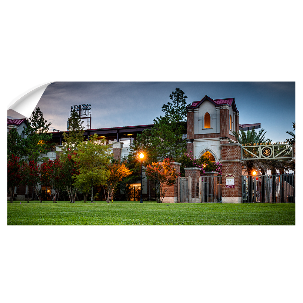Florida State Seminoles - Dick Howser at Dusk Pano - College Wall Art #Canvas
