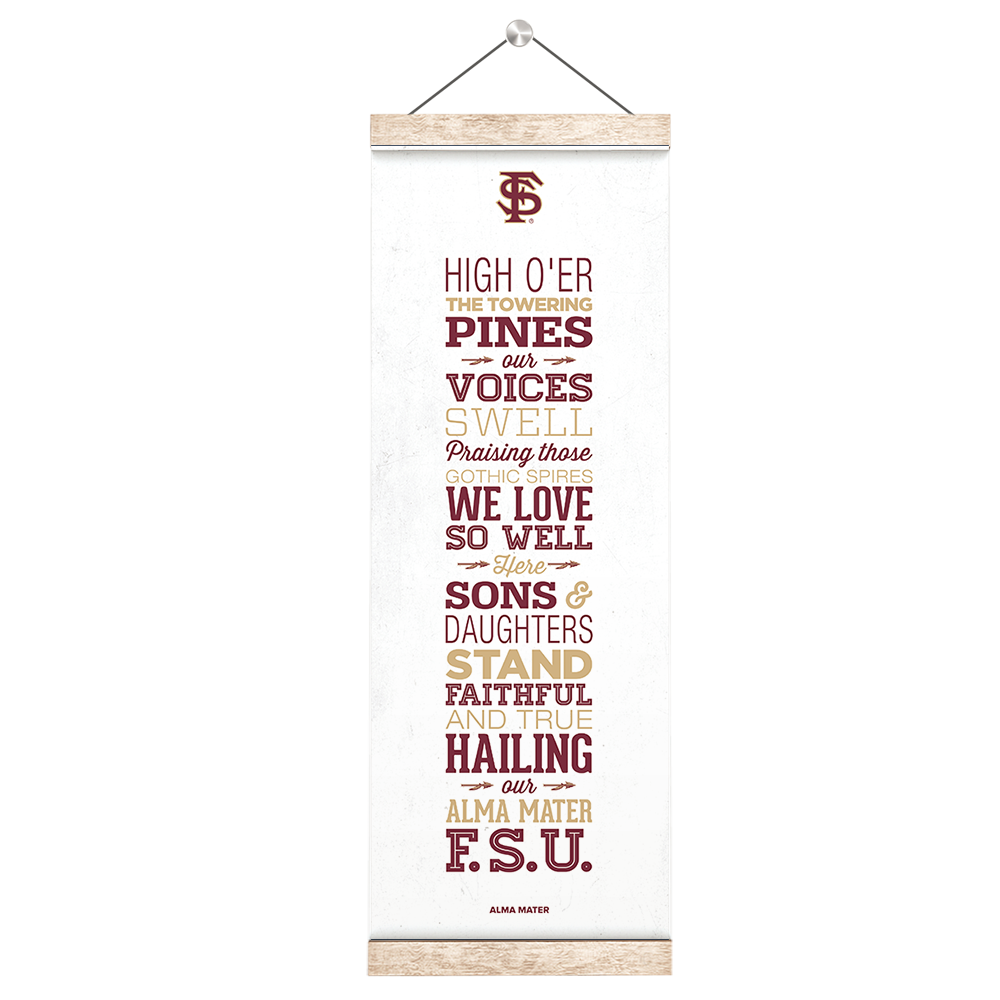 Florida State Seminoles - Alma Mater - College Wall Art #Canvas