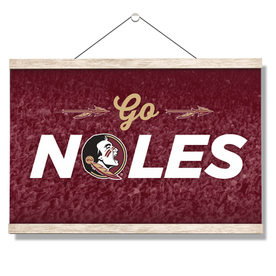Florida State Seminoles - Go Noles - College Wall Art #Hanging Canvas