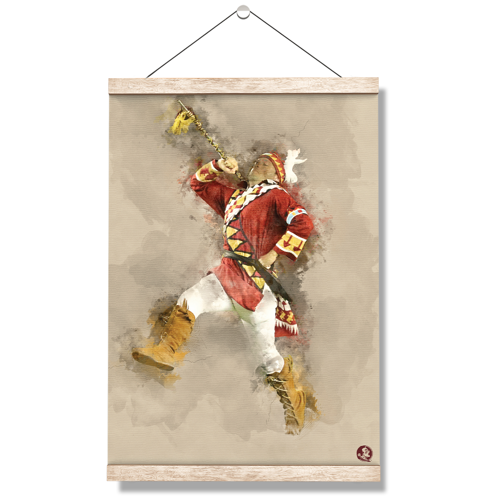 Florida State Seminoles - Seminole Watercolor - College Wall Art #Canvas