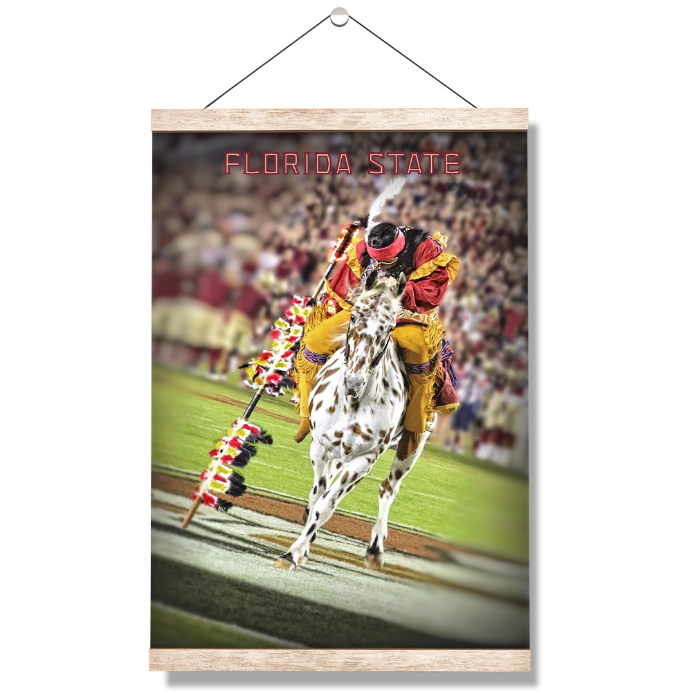 Florida State Seminoles - Florida State Osceola Spear - College Wall Art #Canvas