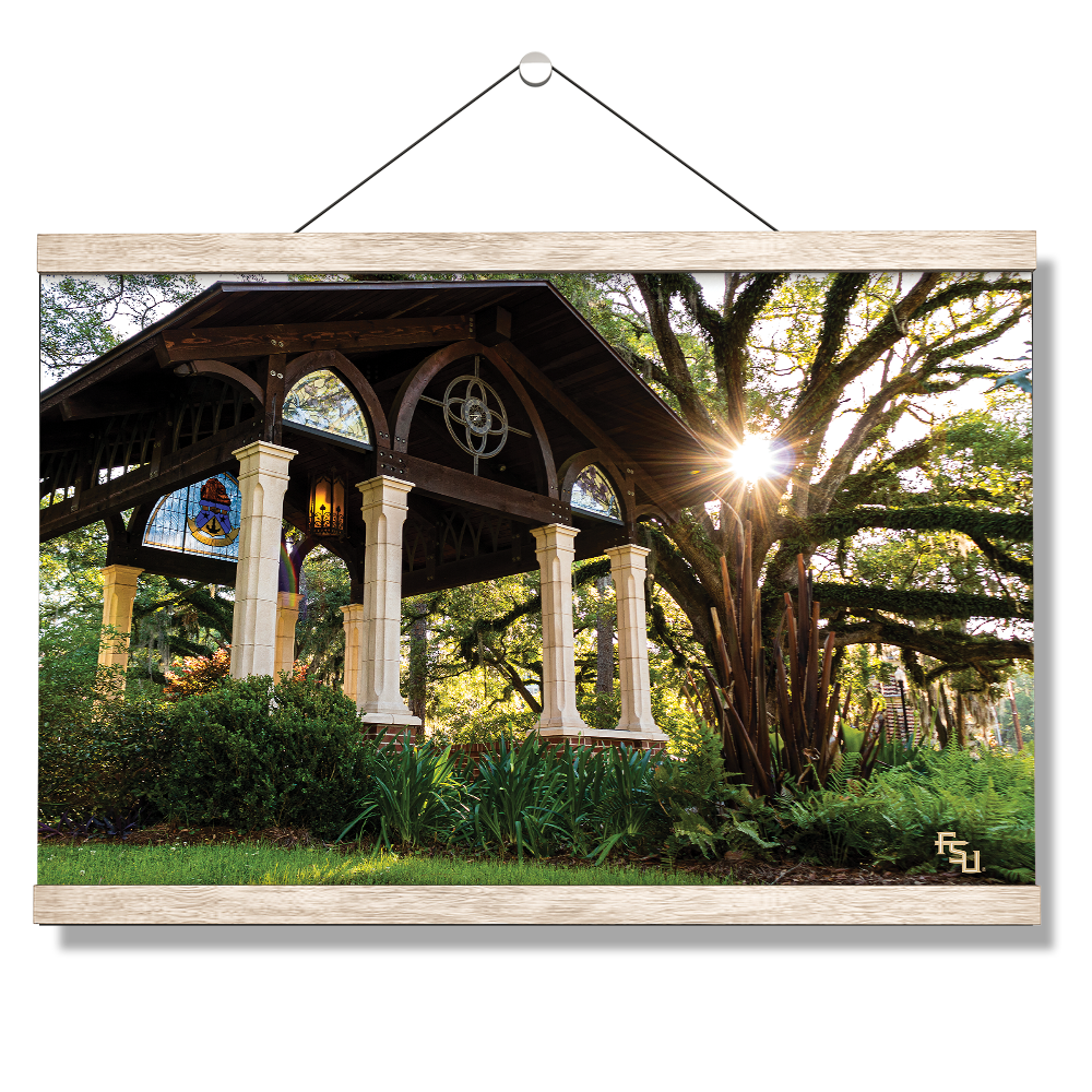 Florida State Seminoles - Gazebo at Greek Park - College Wall Art #Canvas