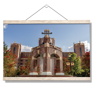 Florida State Seminoles - Fountains and Football - College Wall Art #Hanging Canvas