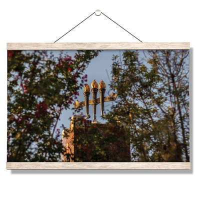 Florida State Seminoles - Framed Torches Close-up - College Wall Art #Hanging Canvas