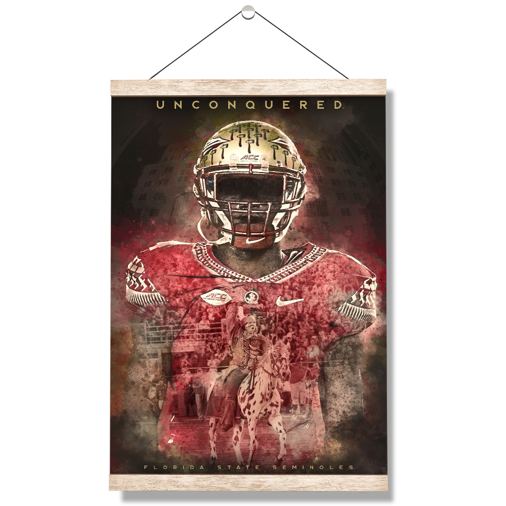 Florida State Seminoles - Unconquered Florida State Seminoles - College Wall  Art #Canvas