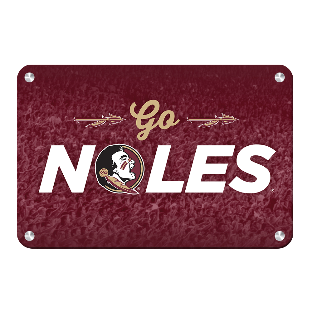 Florida State Seminoles - Go Noles - College Wall Art #Canvas