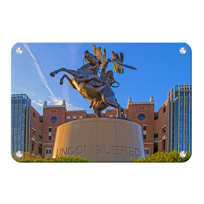 Florida State Seminoles - Unconquered Statue - College Wall Art #Metal
