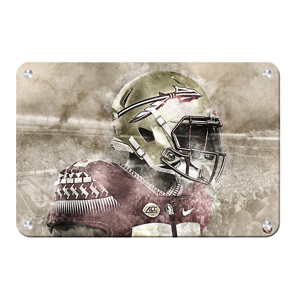 Florida State Seminoles -Vintage Nole - College Wall Art #Canvas