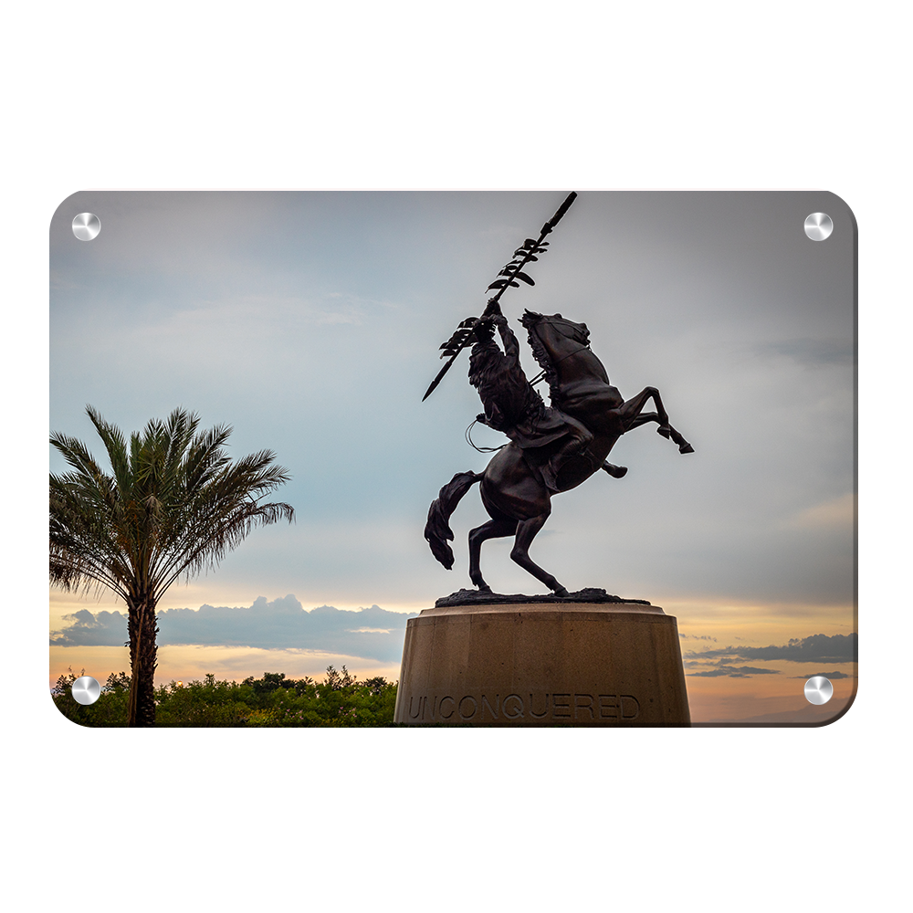Florida State Seminoles - Unconquered Sunset Skies - College Wall Art #Canvas