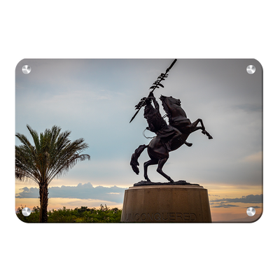 Florida State Seminoles - Unconquered Sunset Skies - College Wall Art #Metal