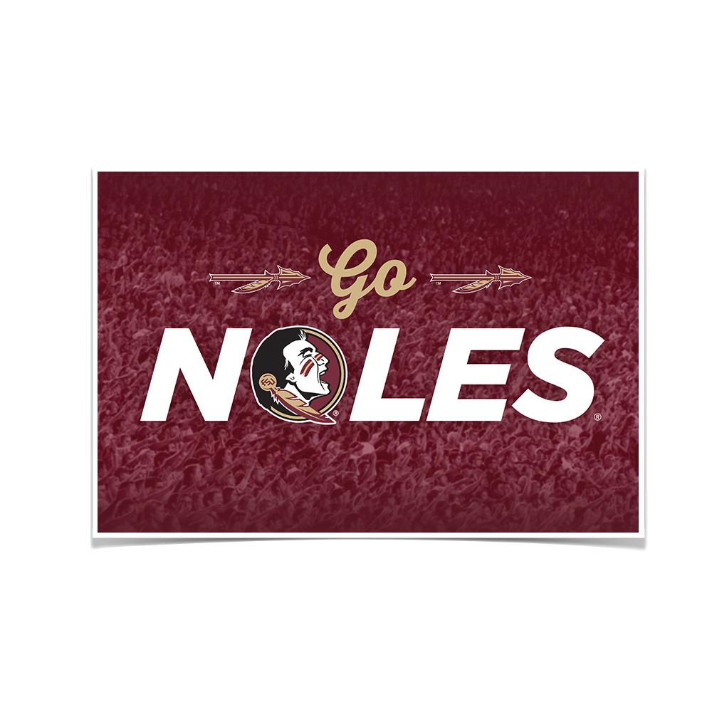 Florida State Seminoles - Go Noles - College Wall Art #Canvas