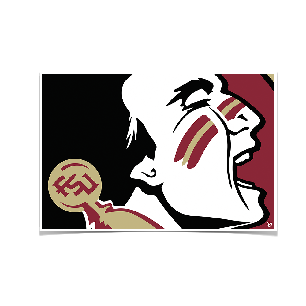 Florida State Seminoles - Osceola Brand - College Wall Art #Canvas