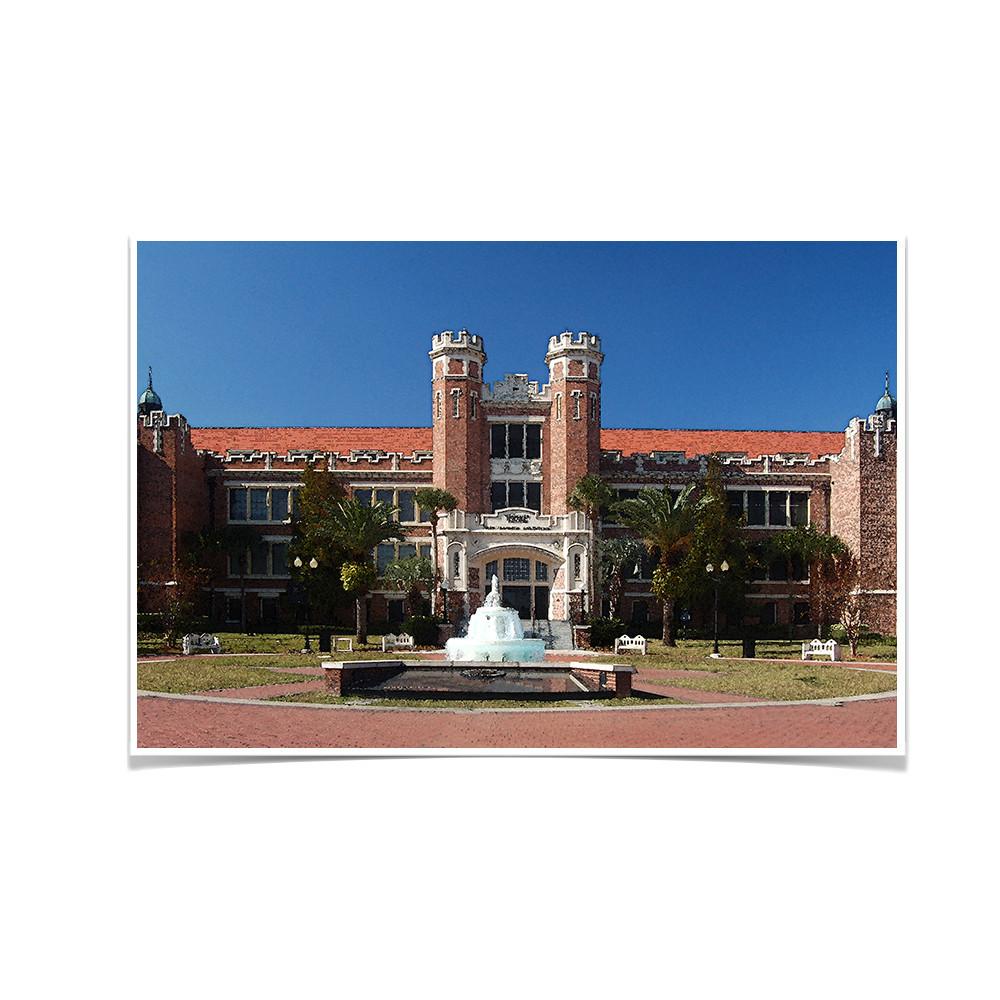 Florida State Seminoles - Westcott Watercolor - College Wall Art #Canvas