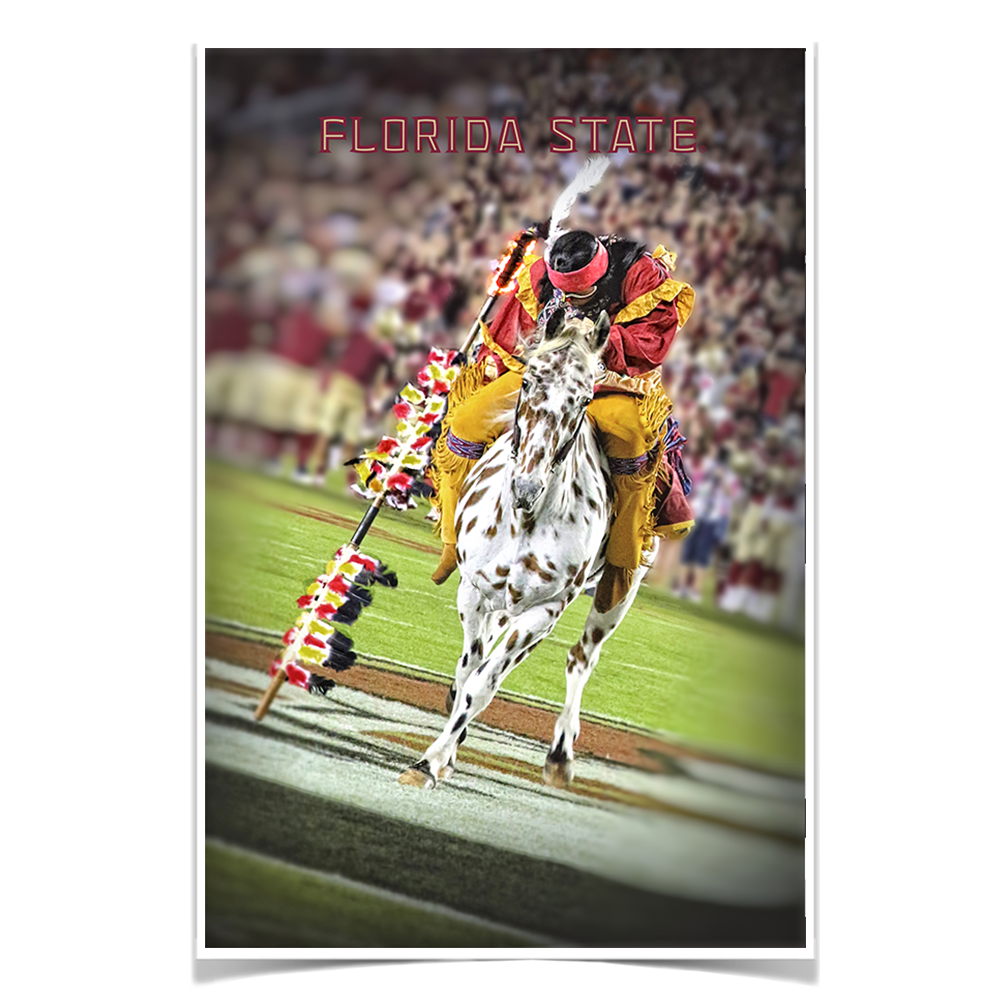 Florida State Seminoles - Florida State Osceola Spear - College Wall Art #Canvas