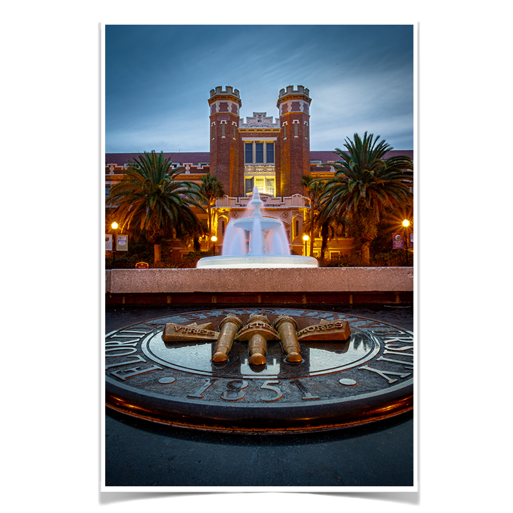 Florida State Seminoles - Westcott at Dusk - College Wall Art #Canvas