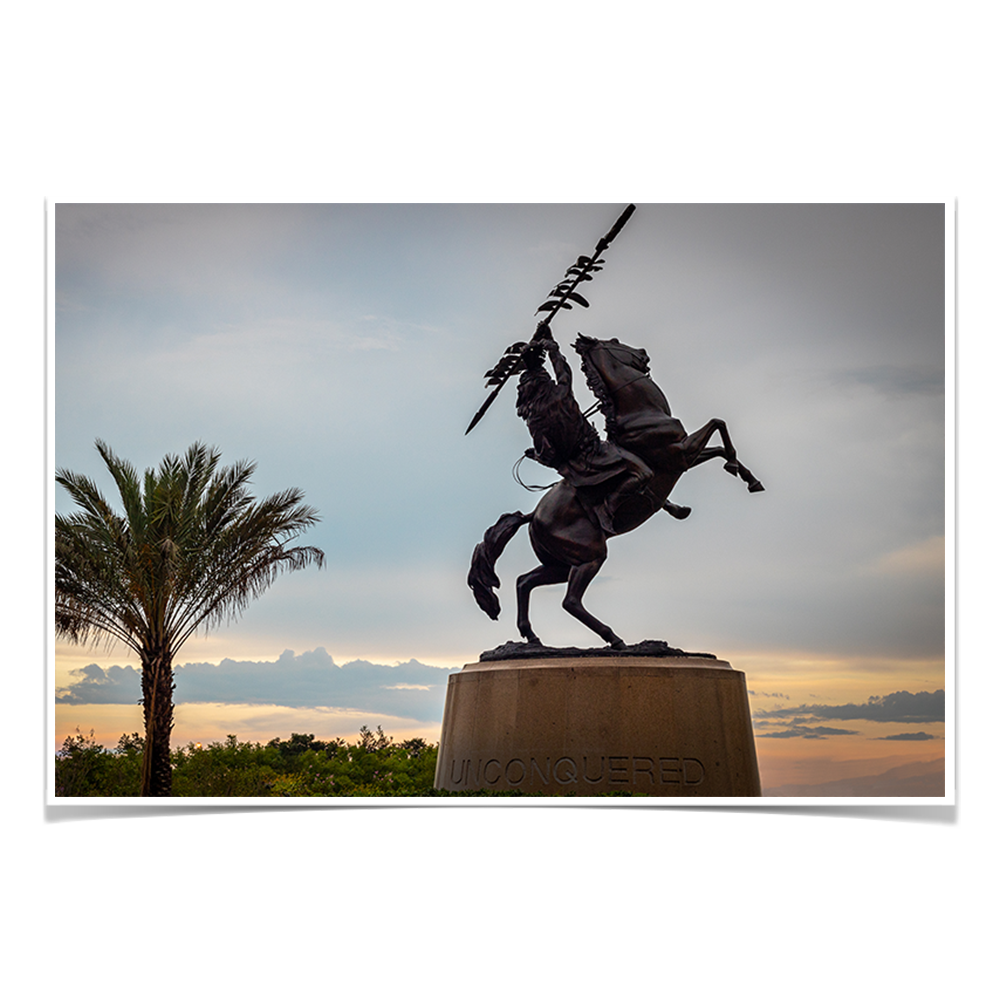 Florida State Seminoles - Unconquered Sunset Skies - College Wall Art #Canvas