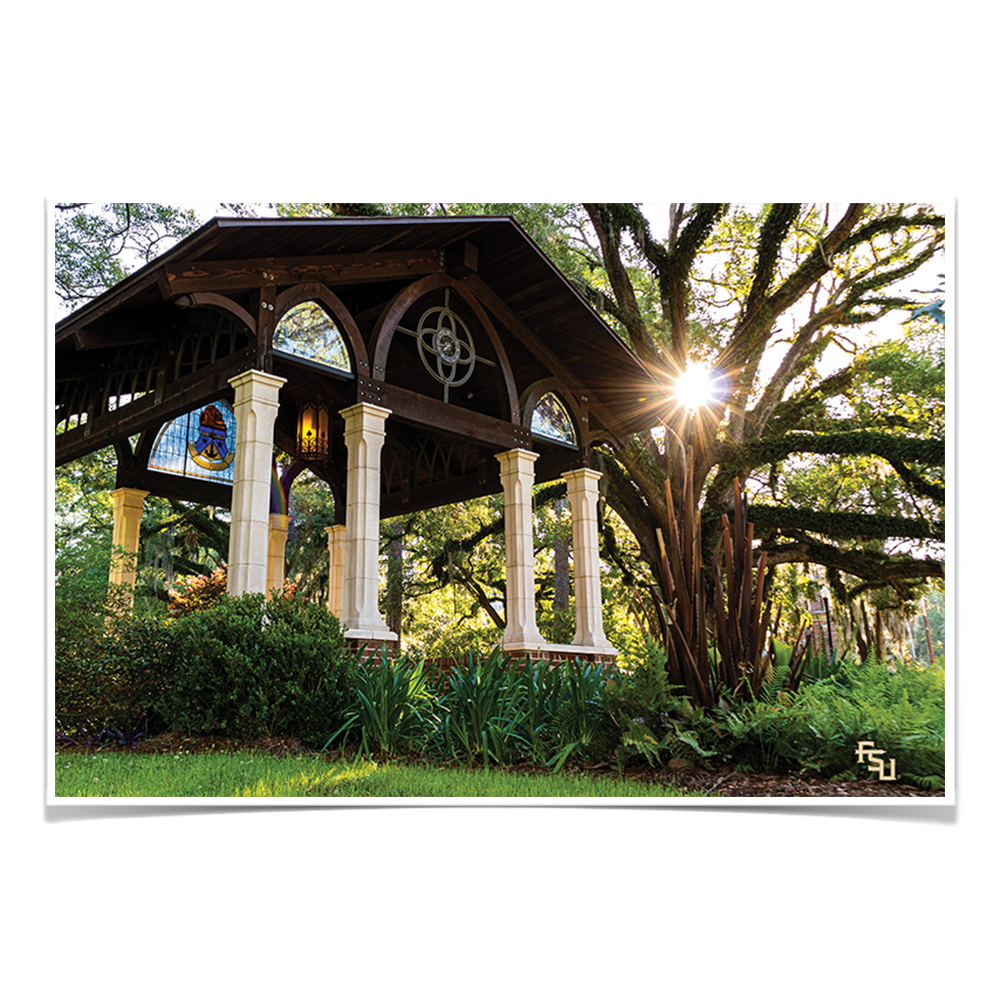 Florida State Seminoles - Gazebo at Greek Park - College Wall Art #Canvas