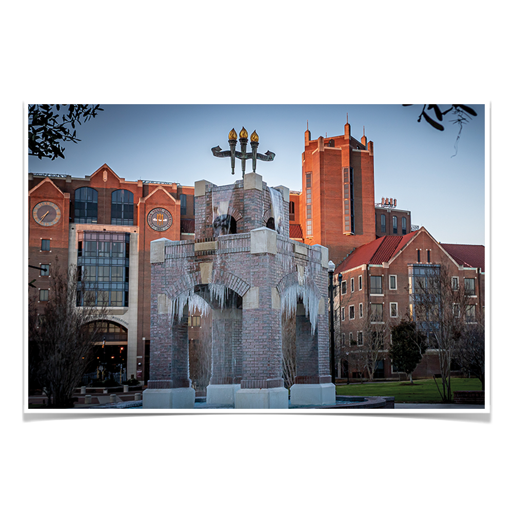 Florida State Seminoles - Tallahassee Winter - College Wall Art #Canvas