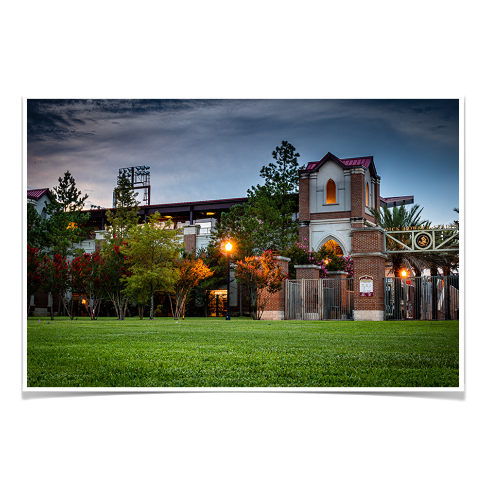 Florida State Seminoles - Dick Howser at Dusk - College Wall Art #Canvas