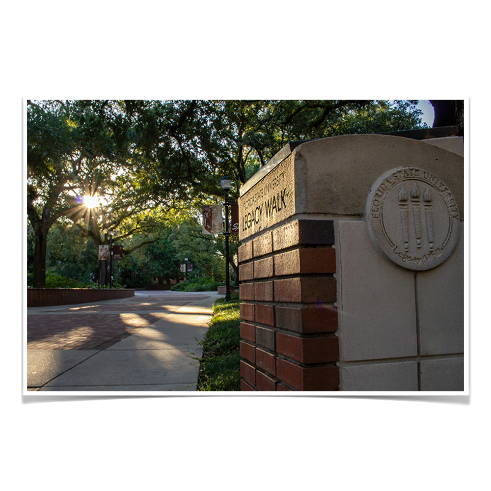 Florida State Seminoles - Legacy Walk Sunrise - College Wall Art #Canvas