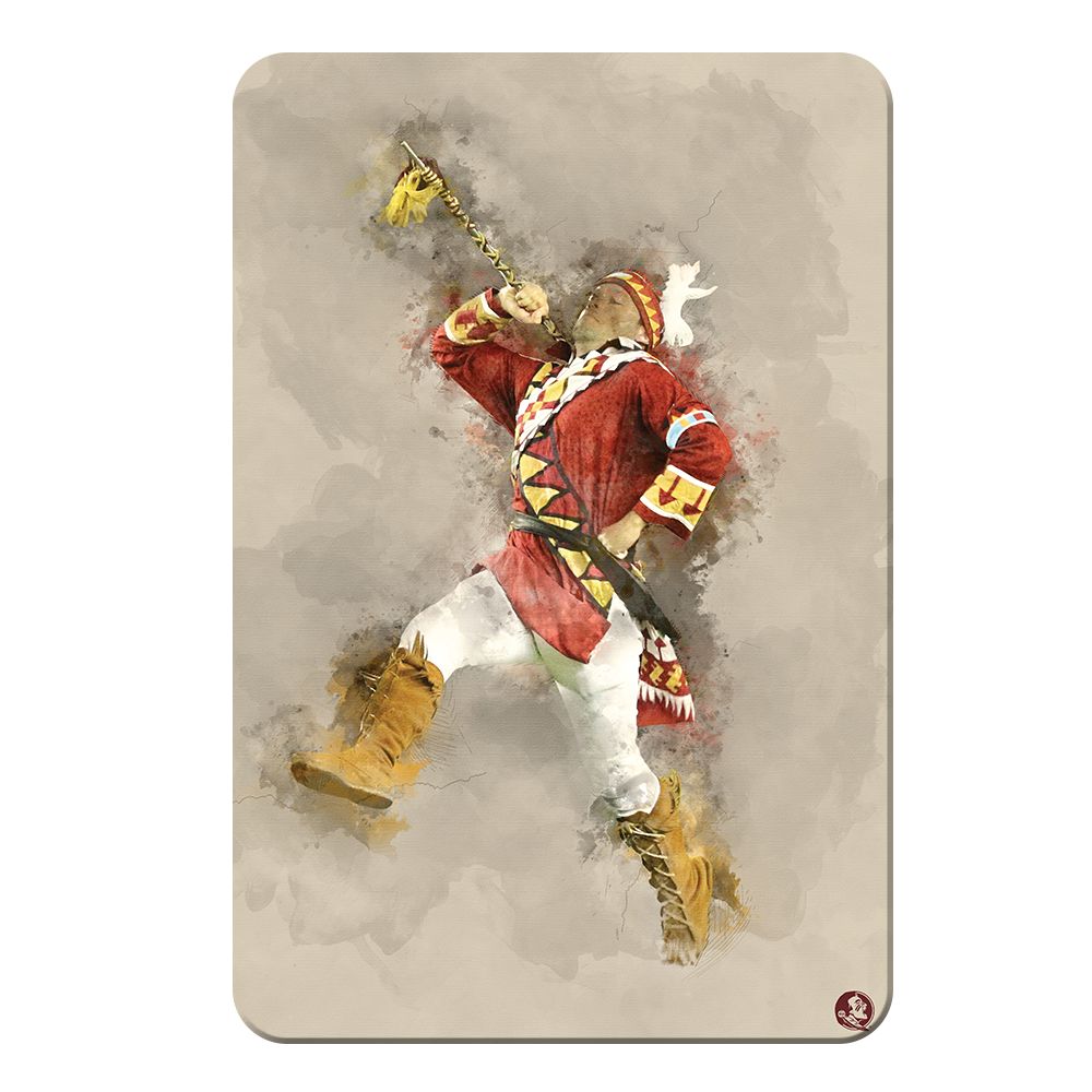 Florida State Seminoles - Seminole Watercolor - College Wall Art #Canvas