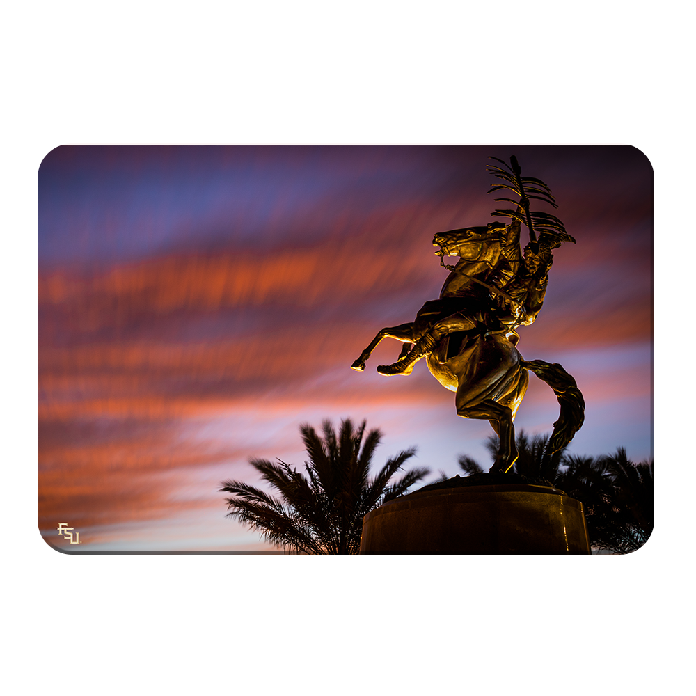 Florida State Seminoles - Osceola Last Light -College Wall Art #Canvas