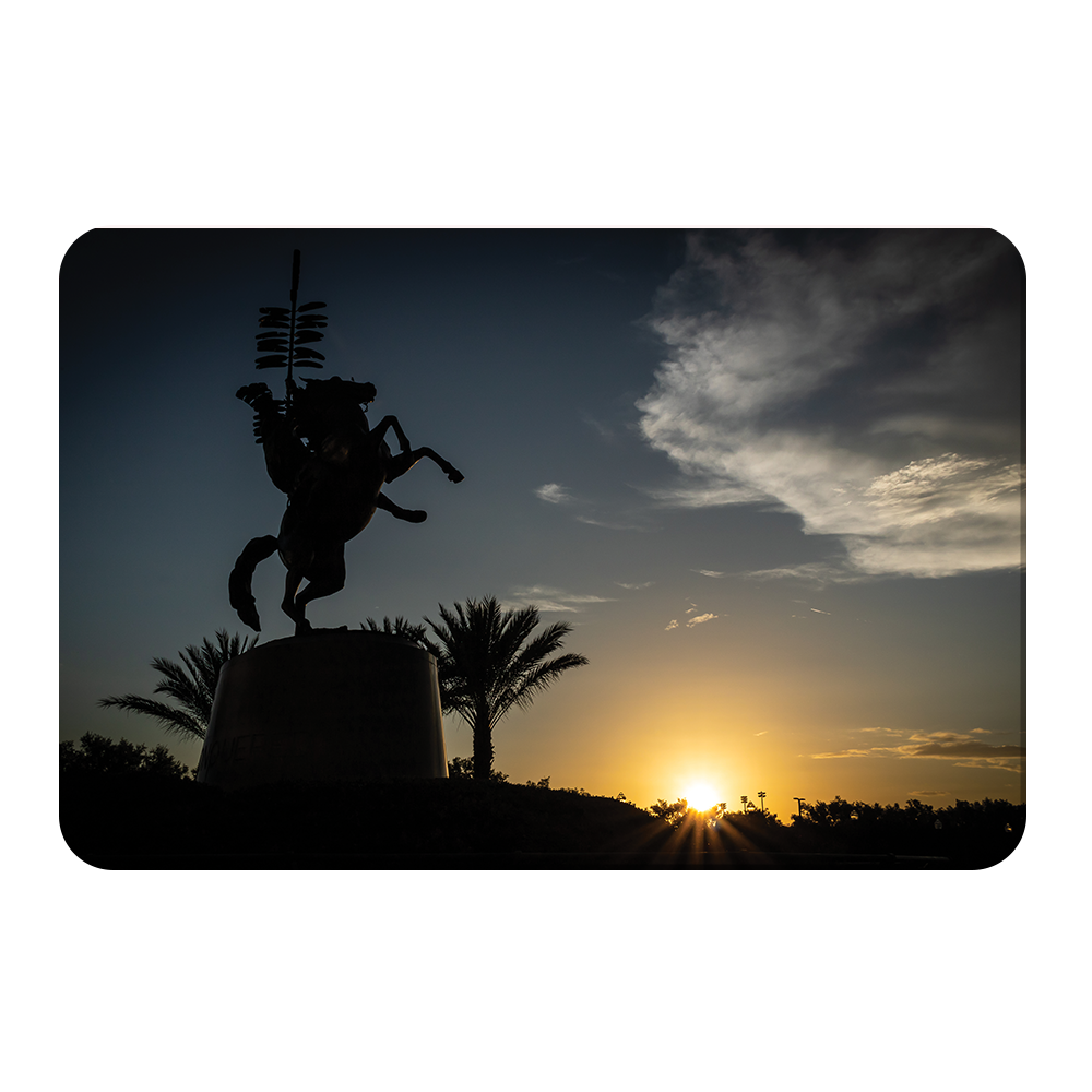 Florida State Seminoles - Seminole Sunrise Silhouette - College Wall Art #Canvas