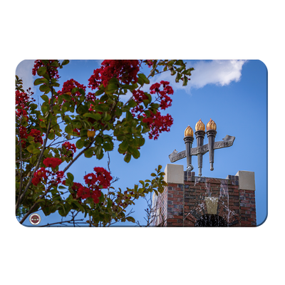 Florida State Seminoles - Red Bloom Torches - College Wall Art #PVC