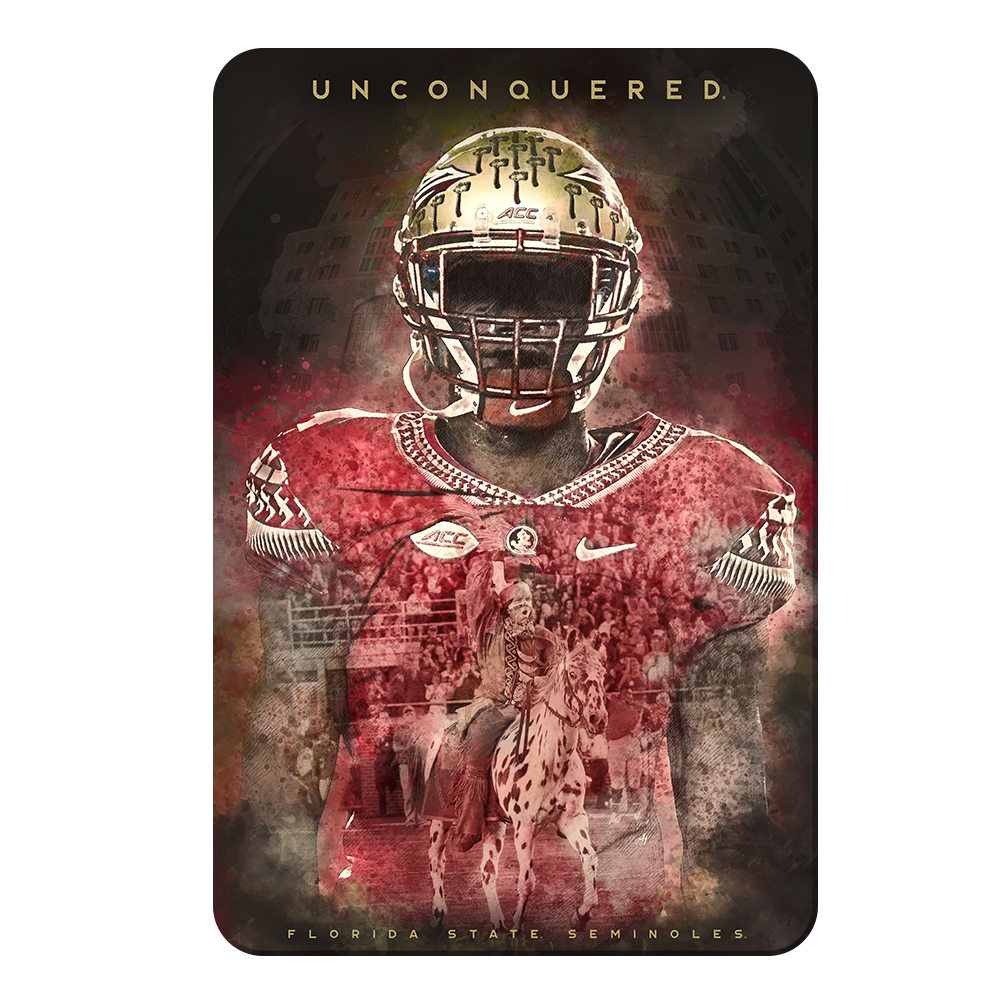 Florida State Seminoles - Unconquered Florida State Seminoles - College Wall  Art #Canvas
