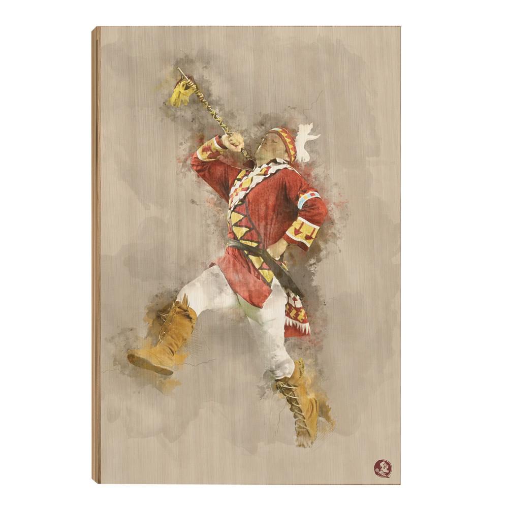 Florida State Seminoles - Seminole Watercolor - College Wall Art #Canvas
