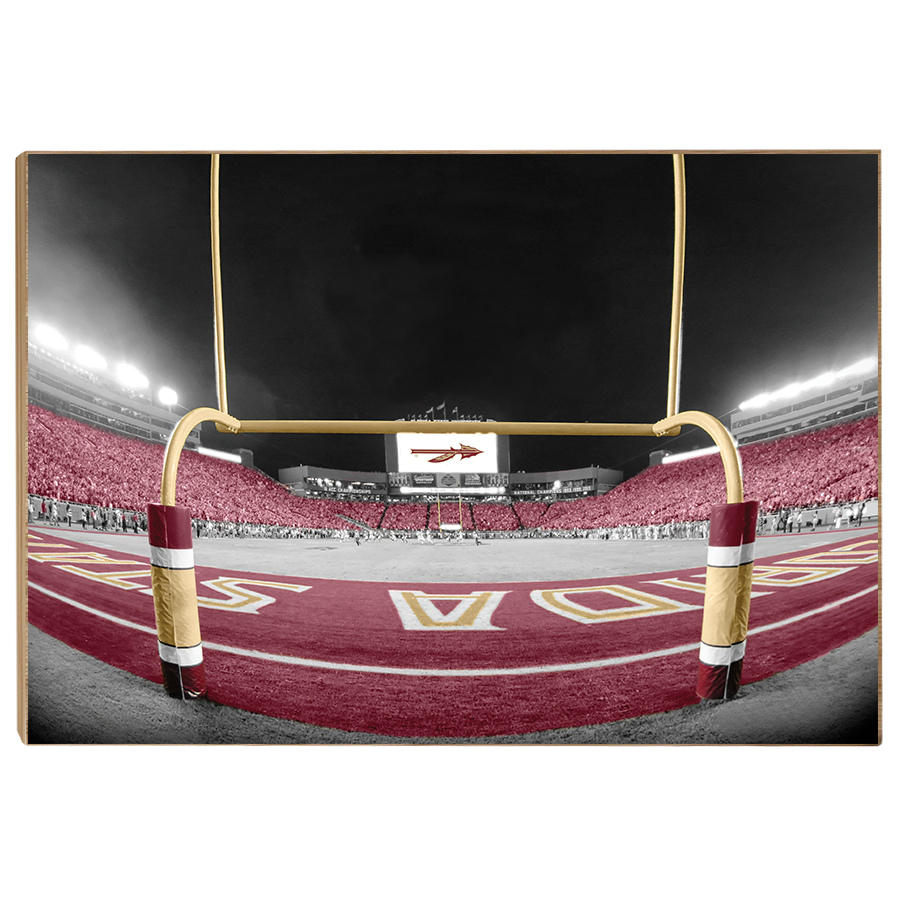 Florida State Seminoles - Seminole End Zone - College Wall Art #Canvas