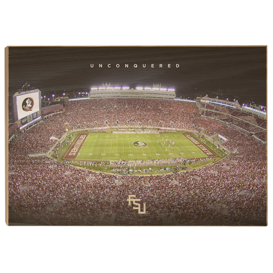 Florida State Seminoles - Unconquered Stadium - College Wall Art #Canvas